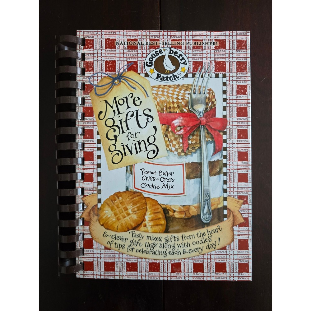 NEW Gooseberry Patch Gifts for Giving Cookbook Jar Mix Crafts 2002 Spiral Bound